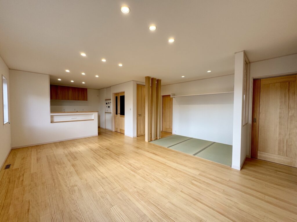  家族の暮らしにジャストフィット！メンテナンス性の高い平屋